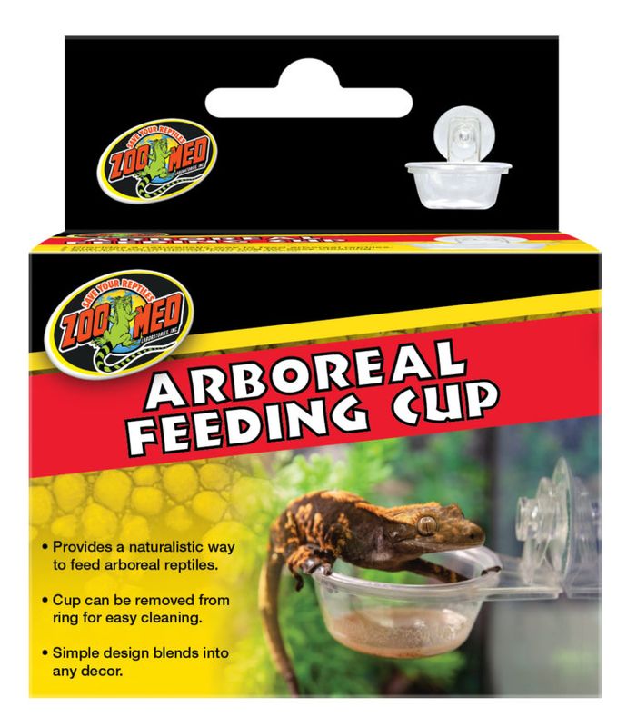 Zoomed arboreal feeding cup holder