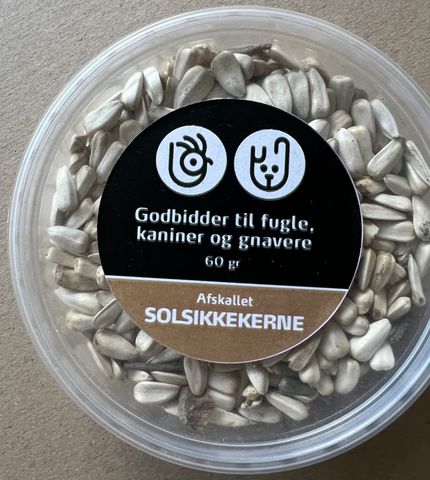 Hovedbilde Fuglesnacks Solsikkefr&oslash; 60 g