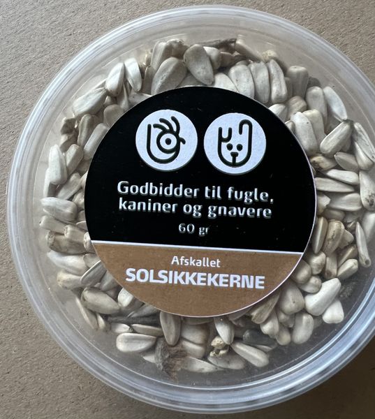 Fuglesnacks Solsikkefrø 60 g
