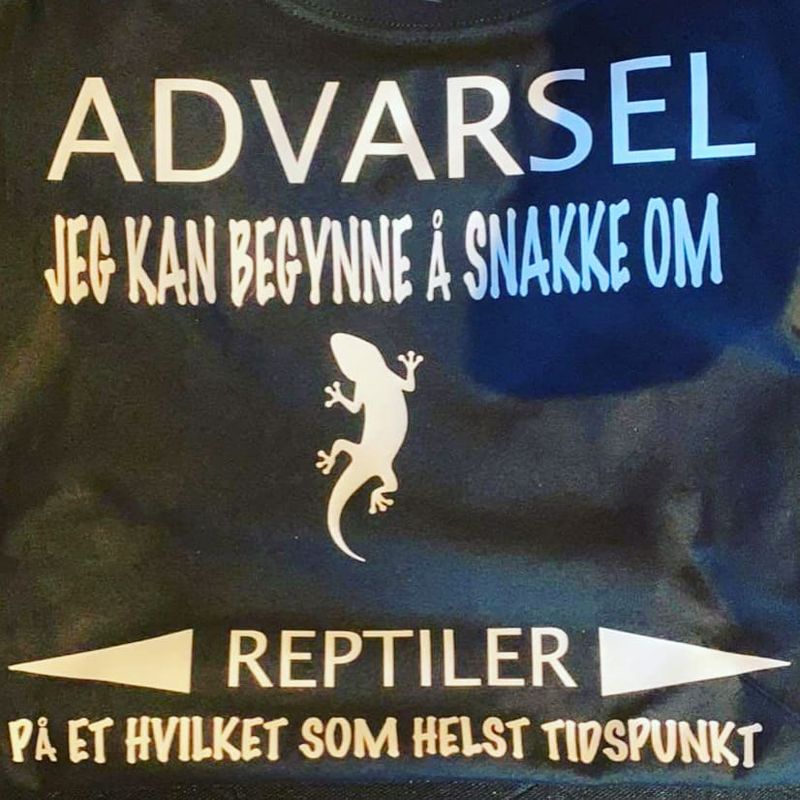 ADVARSEL T-skjorte XL