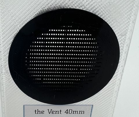 Hovedbilde Ventilasjon (bananfluesikret) 40mm skru