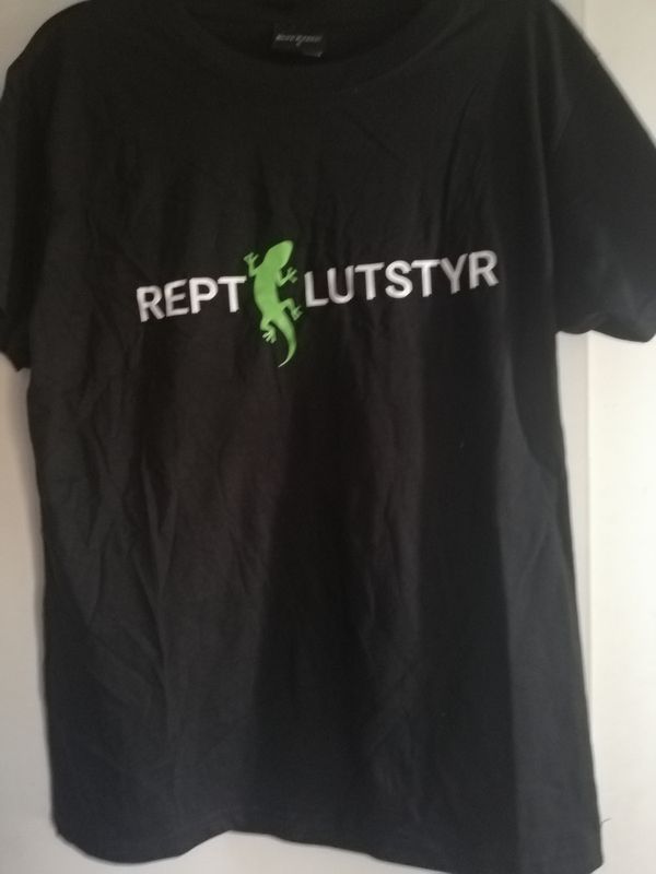 Svart Reptilutstyr t-skjorte  Xl