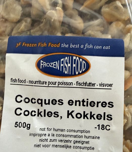 Hele hjerteskjell (Cocques entieres, Cockles, Kokkels) 500g