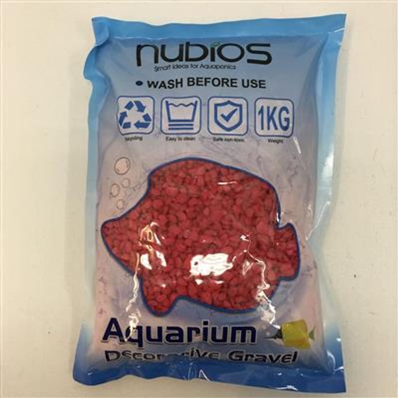 Neongrus Rød 2-3 mm. 1 kg