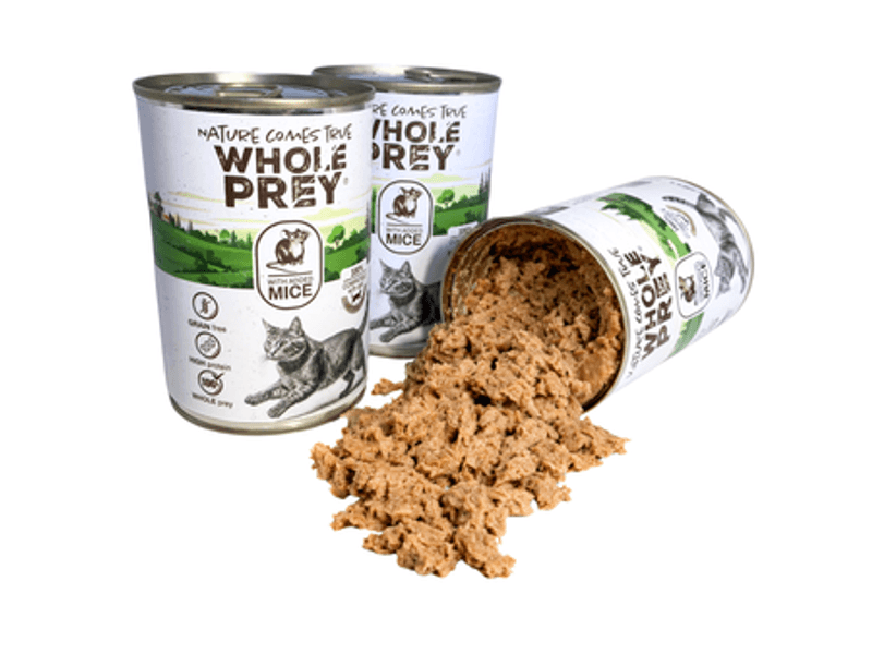 Whole prey kattemat med mus