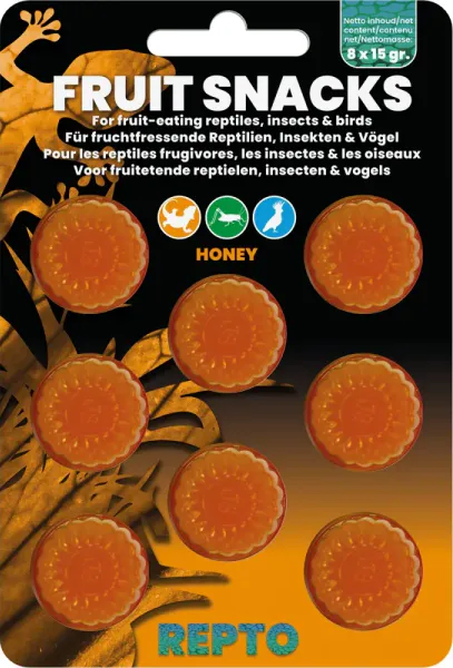 REPTO FRUIT SNACKS HONNING 8x15g