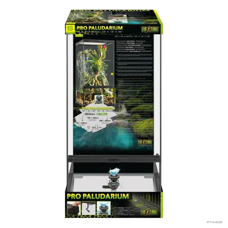 Exo terra Small PRO paludarium 45x45x90cm (MÅ HENTES)