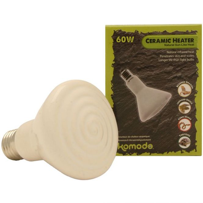 Hovedbilde Komodo ceramic heat emitter white 60w