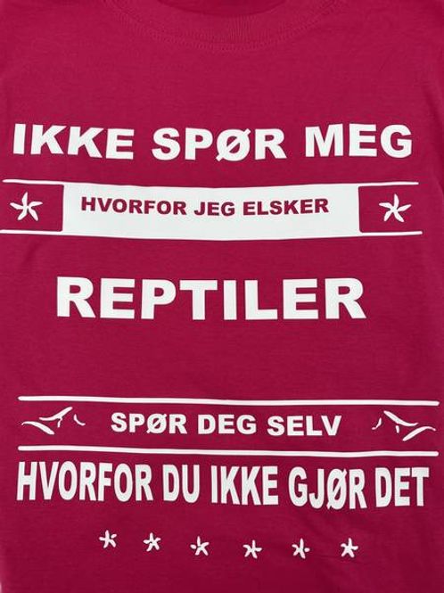 Hovedbilde Ikke spør hvorfor jeg elsker reptiler - ...