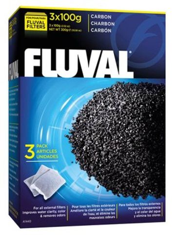 Hovedbilde FLUVAL Aktivert kull 3x100g