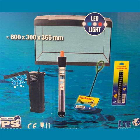Hovedbilde Startersett 57L  m/ 6 Watt LED 60x30x36,50 cm