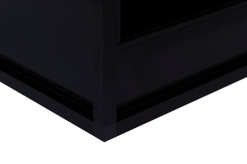 ALURACK Terrarie svart 180x60x60cm MÅ HENTES