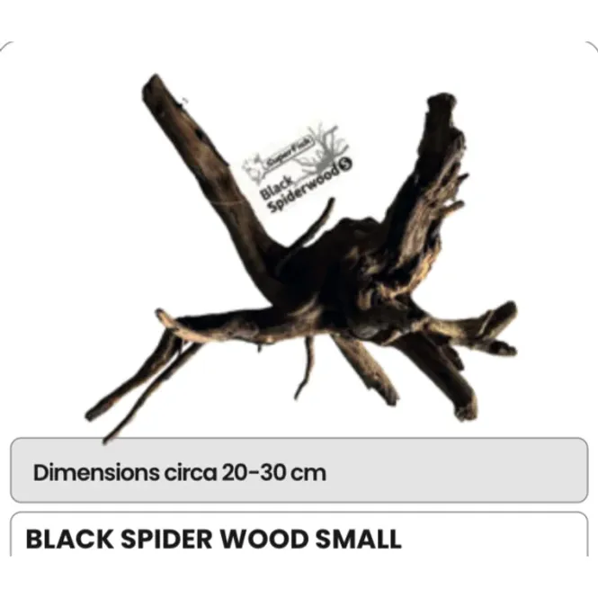 Hovedbilde BLACK SPIDER WOOD S  / ca 20-30cm